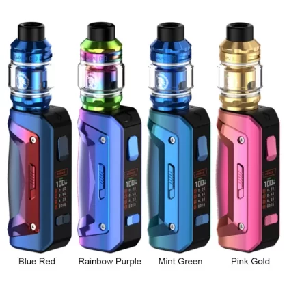 Geekvape S100 Kit (Aegis Solo 2) 100W with Zeus Sub Ohm 2021 Atomizer 5.5ml - Red White