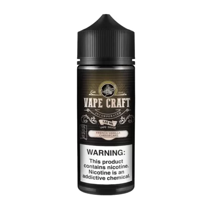 Vape Craft French Vanilla Cheesecake eJuice - Vape Product, Vape Product; Vape Product, Vape Product (52D64D)