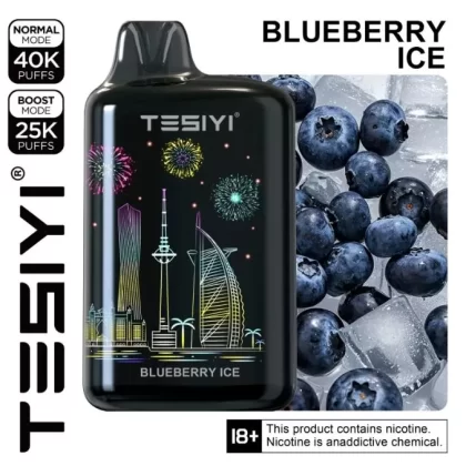 Tesiyi Ultra Max Rechargeable Disposable Vape (40,000 Puffs) - Watermelon Ice / 50 mg