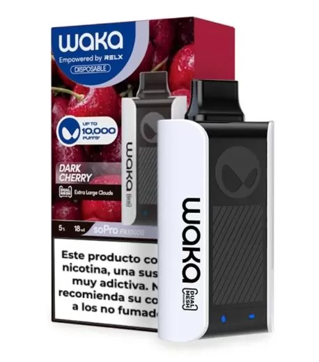 Waka SoPro PA10000 Rechargeable Disposable Vapes (10,000 Puffs) - 50 mg / Strawberry Kiwi - Image 3