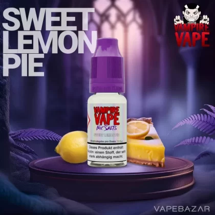 Vampire Vape Nic Salts – Sweet Lemon Pie - 20mg/ml, 10mg/ml