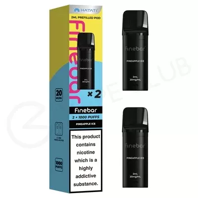 Pineapple Ice Hayati Finebar Prefilled Pods