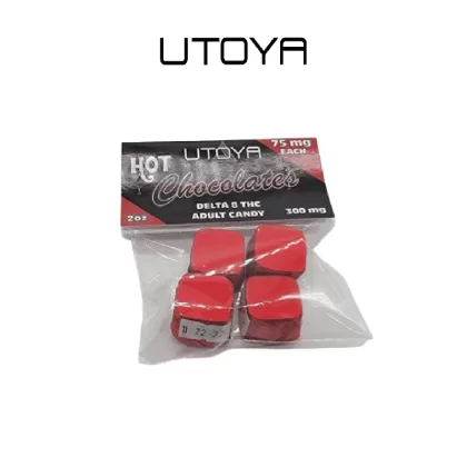 Utoya | Delta 8 THC Chocolate Squares 300mg – 3750mg - Unit#4ct>50ct
