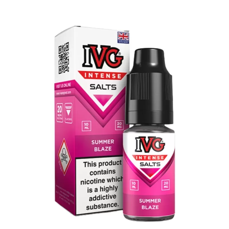 Summer Blaze Nic Salts E-Liquid Intense Salts Series by IVG (10ml) - 10mg