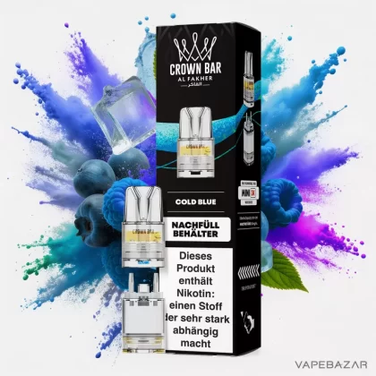 Al Fakher 3K Mini – Cold Blue - Ice / Beeren Mix
