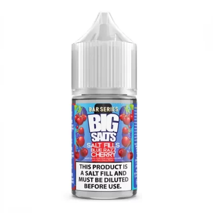 Big Salts Blue Razz Cherry – 20ml Salt Fills E Liquid - 5mg Nic Strength Including Blue Salt Shots, 10mg Nic Strength Including Pink Salt Shots; Vape Product, Vape Product