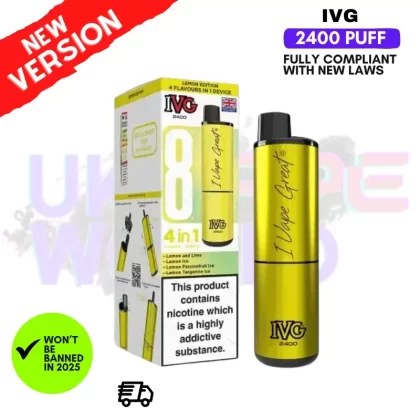 Lemon Edition IVG 2400 Prefilled Pod Kit
