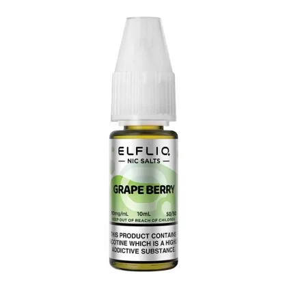 Grape Berry By Elfliq 10ml Salts - Nicotine Strength#10mg (Salt)>5mg (Salt)>20mg (Salt) (CA8B03)