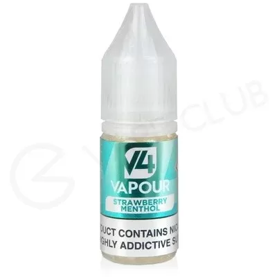 Strawberry Menthol E-Liquid by V4 Vapour