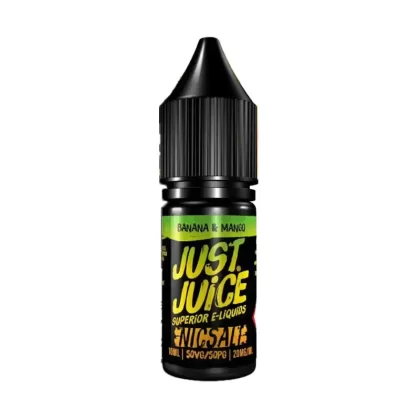 Just Juice Banana & Mango Nic Salt Vape Juice - 10 Pack