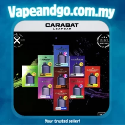 CARABAT LEAFBAR 15000 Puffs Prefilled Cartridge - Vapeandgo Com My