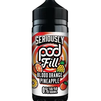 Blood Orange Pineapple Pod Fill E Liquid 100ml – 50VG - Vapestorm Co