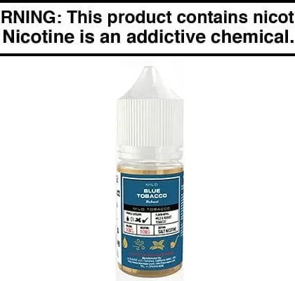 MILD ROBUST BLUE TOBACCO BY GLAS BASIX NIC SALTS 30ML - Vapejuice