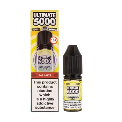 Pineapple Ice Nic Salt E-Liquid by Ultimate 5000 Bar Salt - 20mg