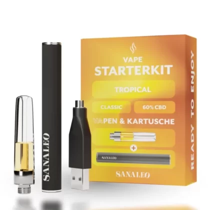 Sanaleo CBD VaPen 60% Starterkit Tropical – 0,5 ml