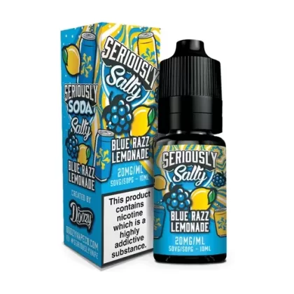 Blue Razz Lemonade Nic Salt E-Liquid by Seriously Salty Soda
