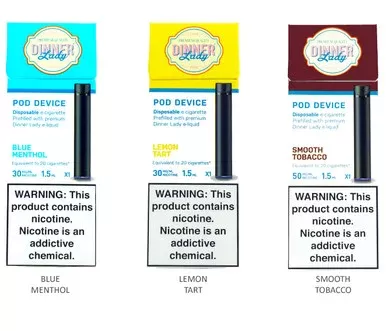 Dinner Lady Disposable E-Cigs | 300 Puffs