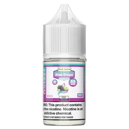 Pod Juice Aloe Grape Freeze TF 30ml Nic Salt Vape Juice - Eightvape