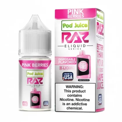 Pink Berries – Pod Juice Salts x RAZ E-Liquid – 30mL