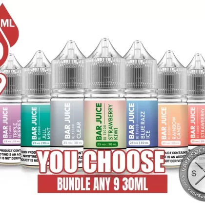 Bar Juice Salts Bundle 9x30ml (270ml)