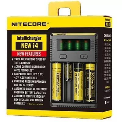 Nitecore Intellicharger I4 – 18650 Battery Charger