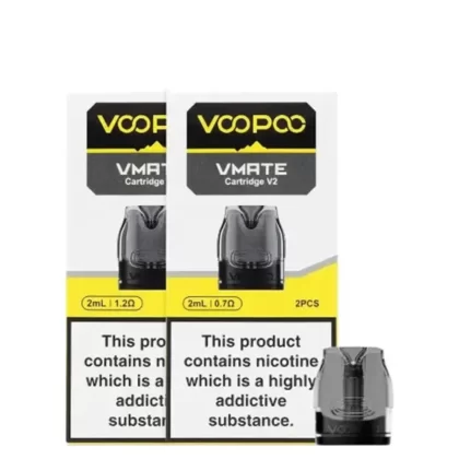 Voopoo VMATE V2 Replacement Pod Cartridges 0.7Ω/1.2Ω 2ml - Vape Product, Vape Product; Vape Product