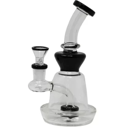MWP 160 – 6″ Hat Shaped Water Rig - Color#Black>Jade Blue>Jade Green>Pink>Slime Green>Slime Pink>Slime Purple>Translucent Green