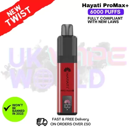 Cherry Berry Hayati Pro Max Plus 6000Puff Kit