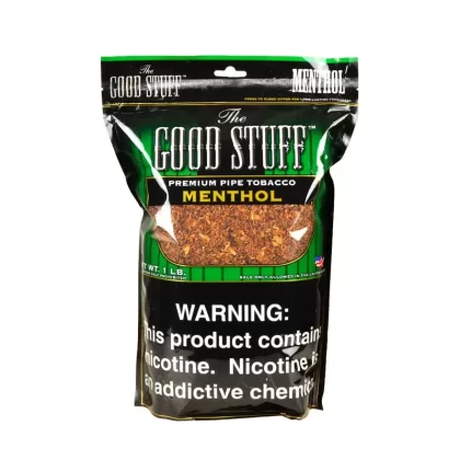 Good Stuff Menthol Pipe Tobacco Bag - Size#2oz>6oz>16oz>5lb