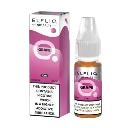 GRAPE NICOTINE SALT E-LIQUID BY ELFLIQ – ELFBAR