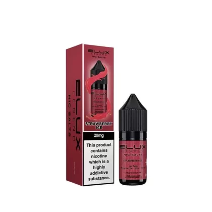 Elux Legend Strawberry Ice Nic Salt Vape juice - 20mg