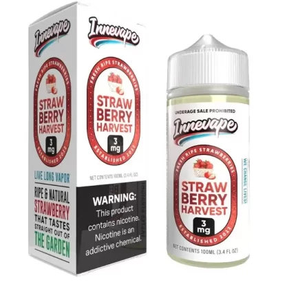 Strawberry Harvest E-Liquid by Innevape - Size#100ml~Nicotine#0MG>6MG