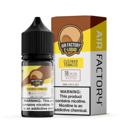 Air Factory Salt Custard Tobacco eJuice - Vape Product; Vape Product, Vape Product (1C2B69)