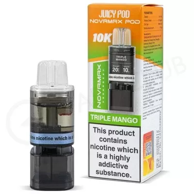 Triple Mango Juicy Pod Novamax 10K Refill Pack
