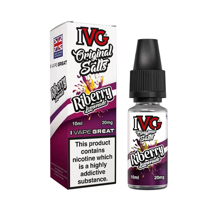 Riberry Lemonade Nic Salt E-Liquid by IVG Original
