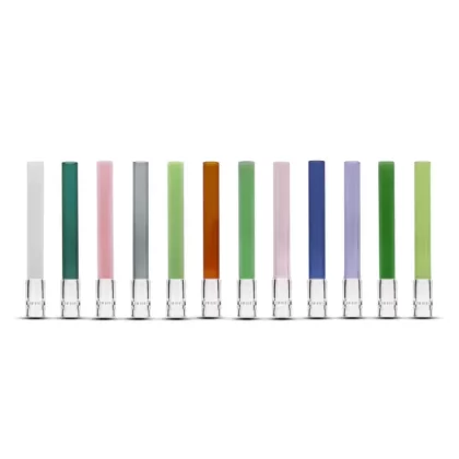 High Labs – Colored Mouthpiece with Transparent Chamber for Arizer Air / Air MAX / Solo - Black(115mm), Black(70mm)