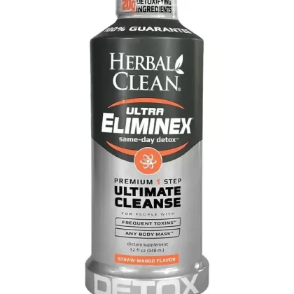 Straw-Mango Herbal Clean Ultra Eliminex Ultimate Cleanse Same-Day Detox 32 fl oz