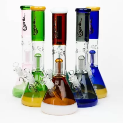 Genie Tree arms two tone 14.5″ Glass Water Bong