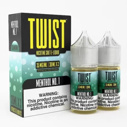 Twist E-Liquid Salts – Menthol No. 1 – 30ml (x2)