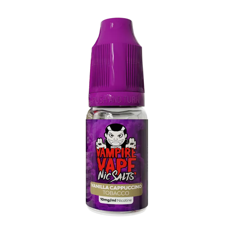 Vanilla Cappuccino Nic Salt by Vampire Vape - 10mg - Vape Product