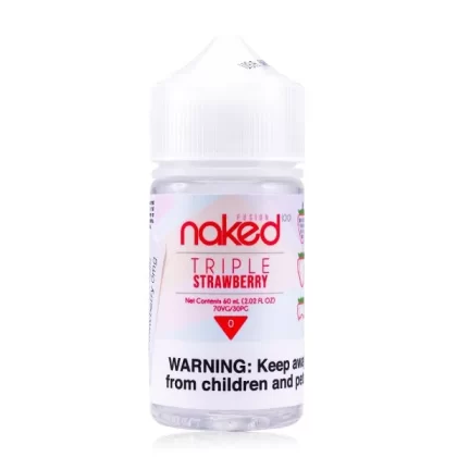 Triple Strawberry by Naked 100 60ml - 3MG