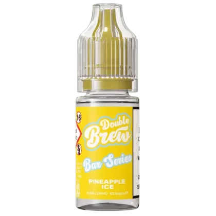 OHM BREW DOUBLE BREW PINEAPPLE ICE ICE 10ML NIC SALT E-LIQUID