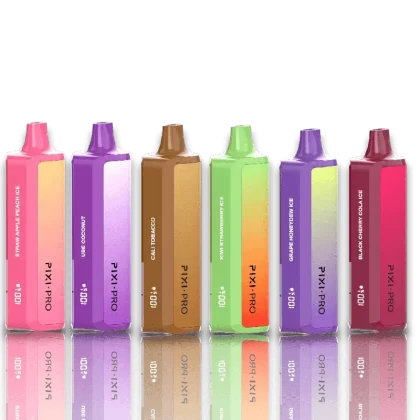 PIXI Pro Vape Disposable (8000 Puffs) LCD Display Indicator - Flavor#Cool Mint>OG LYCHEE ICE>Acai Berry ICE>Strawberry Banana>Ube Coconut ( Now Called UBE Paradise)>Blue Razz Ice>Papaya Guav (BEA5A8)
