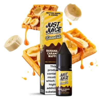 Just Juice Banana Caramel Waffle – 10mg Salt Nicotine E-Liquid