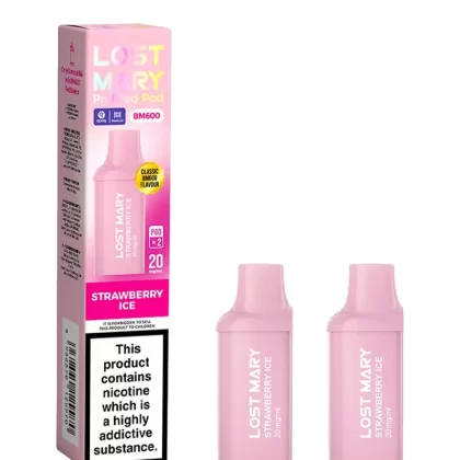Strawberry Ice Lost Mary BM600 Pods (x2) - 20mg (2%)