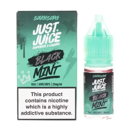 Black Mint Nic Salt E-Liquid by Just Juice - 20mg