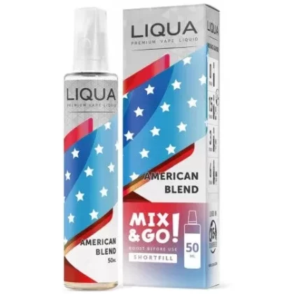 Liqua Mix & Go American Blend 50ml (70ml Short Fill)