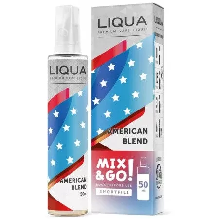 Liqua Mix & Go American Blend 50ml (70ml Short Fill)