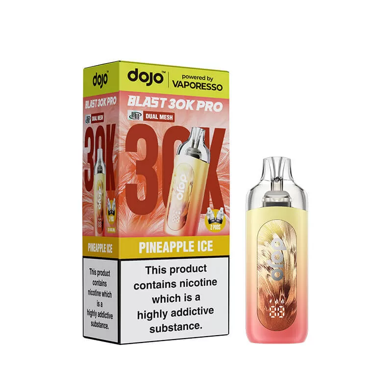 Vaporesso DOJO Blast 30K Pro Prefilled Pod Kit - Blueberry Sour Raspberry - Vapestore Co - Image 2