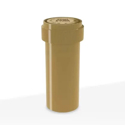 Child Resistant | Opaque Gold Reversible Cap Vials | 16 Dram – 3 Grams – 230 Count
